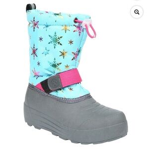 Northside Kids Frosty Insulated Winter Snow Boot Sz 13, Snowflakes, Drawstring